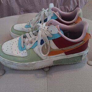 Womans Nike Air Force 1 Fontanka " St. Petersburg Raves " Size 9